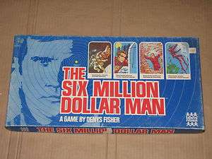   Denys Fisher/Kenner Six Million Dollar Man Bionic Boardgame Lee Majors