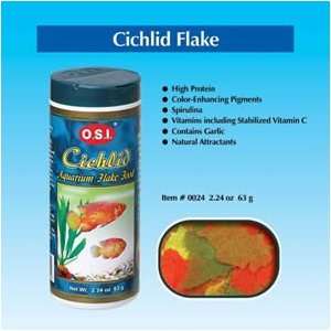  OSI Marine Lab Cichlid Flake Fish Food 2.24oz Pet 