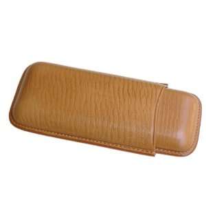 Cigar Case for Two Cigars Authentic Spanish Leather Extensible Light 