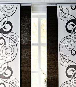 Ikea Anno Vacker window panel curtain White swirls Kvartal New  