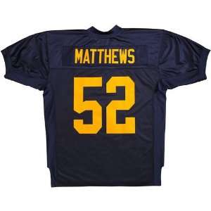   Packers Jerseys 52 Clay Matthews Blue NFL Authentic Jersey Size 48 56