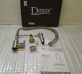 Danze D455158SS Parma Single Handle Pre Rinse Faucet, Stainless Steel 
