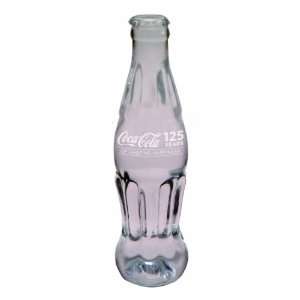 Coca Cola 125th Anniversary Miniature Crystal Bottle