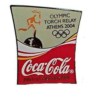  Coca Cola / Athens Olympics Torch Relay Pin Sports 