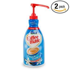 Coffee mate Coffee Creamer, French Vanilla Pump Bottle, 1.5L (Pack of 