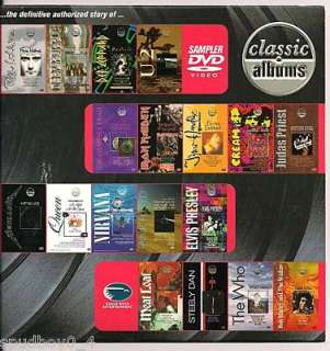   Artists   CLASSIC ALBUMS SAMPLER   US Promo DVD Hendrix Pink Floyd