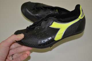 Diadora leather cycling shoes road track sz. 37 EUR nos  