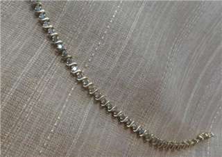   50ct round brilliant cut diamond s link tennis bracelet 7  