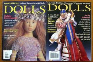 Lot Of 8 DOLLS Magazines 2002 Best Of Barbie, Princess Diana Dolls 