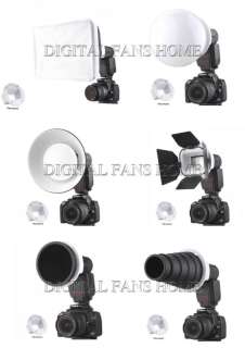 Flash Gun Diffuser Softbox Kit Fr Nikon SB600 SB800 New  