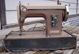 ANTIQUE COLLECTABLE KENMORE ELECTRIC SEWING MACHINE  