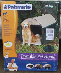 Petmate portable pet home LARGE 38x28x30 NIB dog kennel  