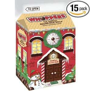 Whoppers Holiday Malted Milk Balls, 3.5 Ounce Cartons (Pack of 15)