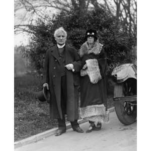  1923 photo David Belasco & Mrs. Vera Bloom, 12/13/23