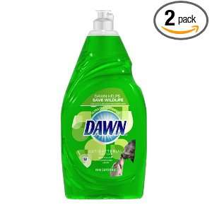 Dawn Ultra Antibacterial Hand Soap Dishwashing Liquid, Green, Apple 