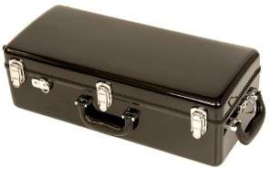 JW Eastman Fibreglass Double 2 Trumpet Case, Black NEW  