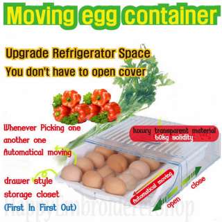 new egg storage moving container tray plastic case refrigerator saving 