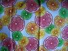 ELECTRIC HEATING PAD COVER COLORFUL SLICED FRUIT LEMON LIME ETC GREAT 