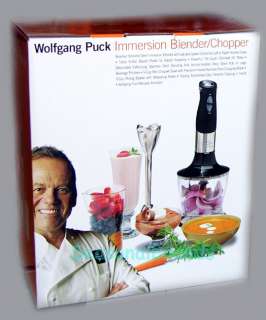 Wolfgang Puck Electric Brushed 5 Cup Bowl Immersion Multi Food 