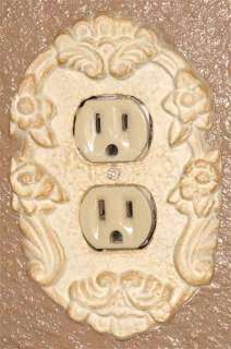 Wall Switch Cover Antique Rust Classic Outlet Combo  