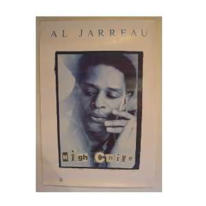 Al Jarreau Poster High Crime High Time Cool Image Blue