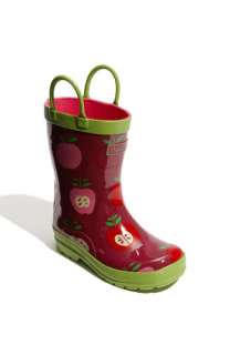 Hatley Apple Print Rain Boot (Walker & Toddler)  