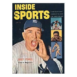 Casey Stengel Unsigned 1953 Inside Sports Baseball Cover Magazine