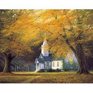 Charles White   The Church in the Glen Canvas