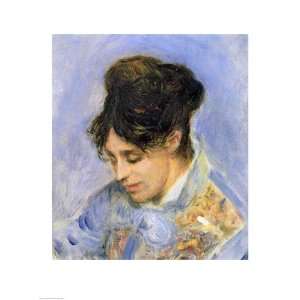 Portrait of Madame Claude Monet, 1872 Finest LAMINATED Print Pierre 