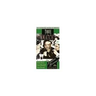 Three on a Match [VHS] ~ Virginia Davis, Joan Blondell, Anne Shirley 