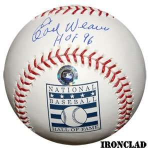 Earl Weaver Autographed Baseball   HOF wHOF 96 Insc.