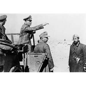 WWII Erwin Rommel Afrika Corps Desert Fox 8x10 Silver 