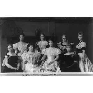  Reprint Mrs. Frances F. Cleveland and wives of members of Cleveland 