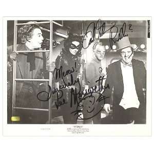 Frank Gorshin & Lee Meriwether Autographed Riddler & Catwoman Ladder 