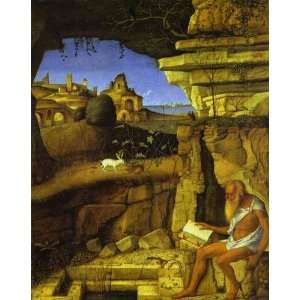 FRAMED oil paintings   Giovanni Bellini   24 x 30 inches   St. Jerome 