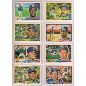  Mariners 1988 Topps (Big) Baseball Team Set (Harold Reynolds) (Glenn 