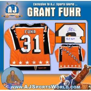  GRANT FUHR 1984 All Star SIGNED Mitchell & Ness Jersey 