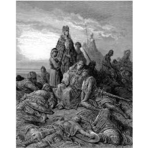 6 x 4 Greetings Card Gustave Dore Crusades Confession 