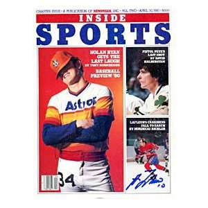 Guy LaFleur Autographed / Signed Insidge Sports   April 30, 1980