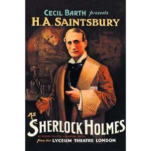  H. A. Saintsbury as Sherlock Holmes (book cover) . Art 