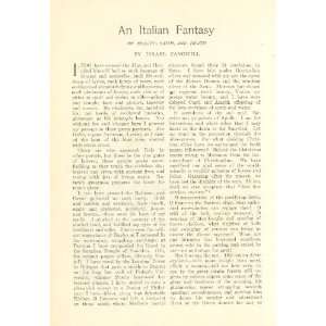  1903 Italian Fantasy by Israel Zangwill 