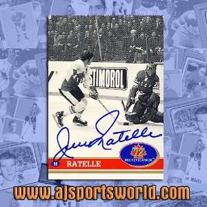 JEAN RATELLE 1972 Team Canada Autographed Summit Series Card