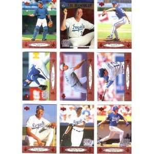  1996 Upper Deck Baseball Kansas City Royals Team Set 