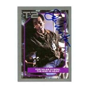 Joe Morton autographed trading card Terminator 2 (ip)  