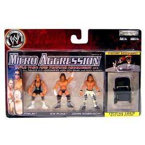   Series 9 Figure 3 Pack CM Punk, Finlay and John Morrison Toys & Games