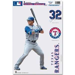  Texas Rangers Decal Josh Hamilton