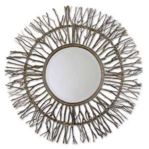  Uttermost 38.3 Inch Josiah Wall Mounted Mirror Real Birch 