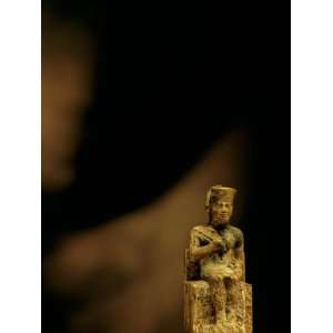  Pharaoh Khufu, Ivory Statue, Egyptian Museum, Cairo, Egypt 