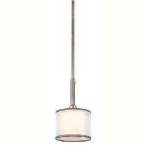 Kichler Lighting 42384AP Lacey Light Mini Pendant, Antique Pewter with 