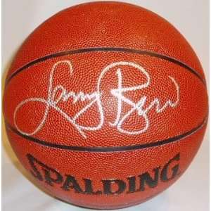 Larry Bird Signed Ball   Spalding Indoor/Outdoor
